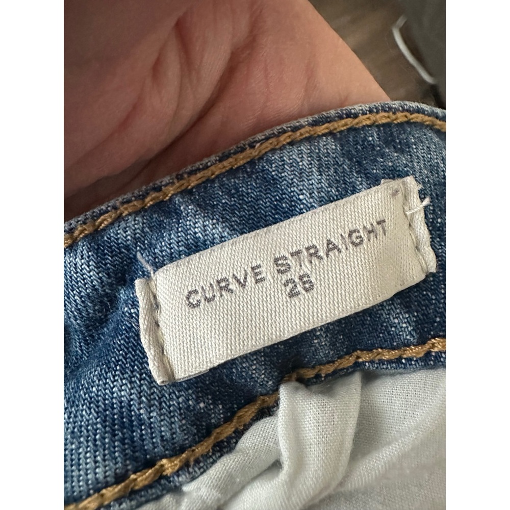 PacSun Classic Blue Distressed Straight Leg Jeans - Picture 9 of 9